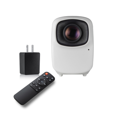 Dış Mekan 1080P Mini Projektör Android Akıllı Taşınabilir Projektörler 200 Lümen 1.2m 3m
