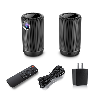 Pico DLP LED Ev Sineması Projektörü WiFi Bluetooth 4k Lazer Projektör 150 ANSI Lümen
