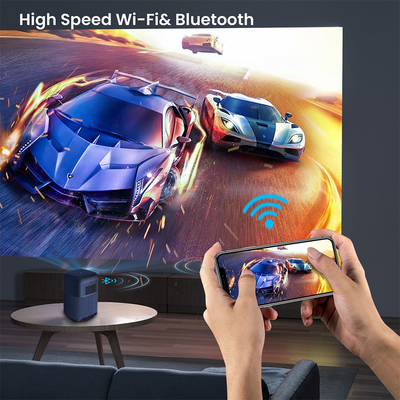 Akülü DLP Mini Pico Projektör Deluxe Hoparlörlü Ev Sineması