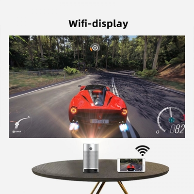 Dış Mekan Akıllı Android Projektör Sineması Kablosuz 1080P LED DLP Mini Projektör